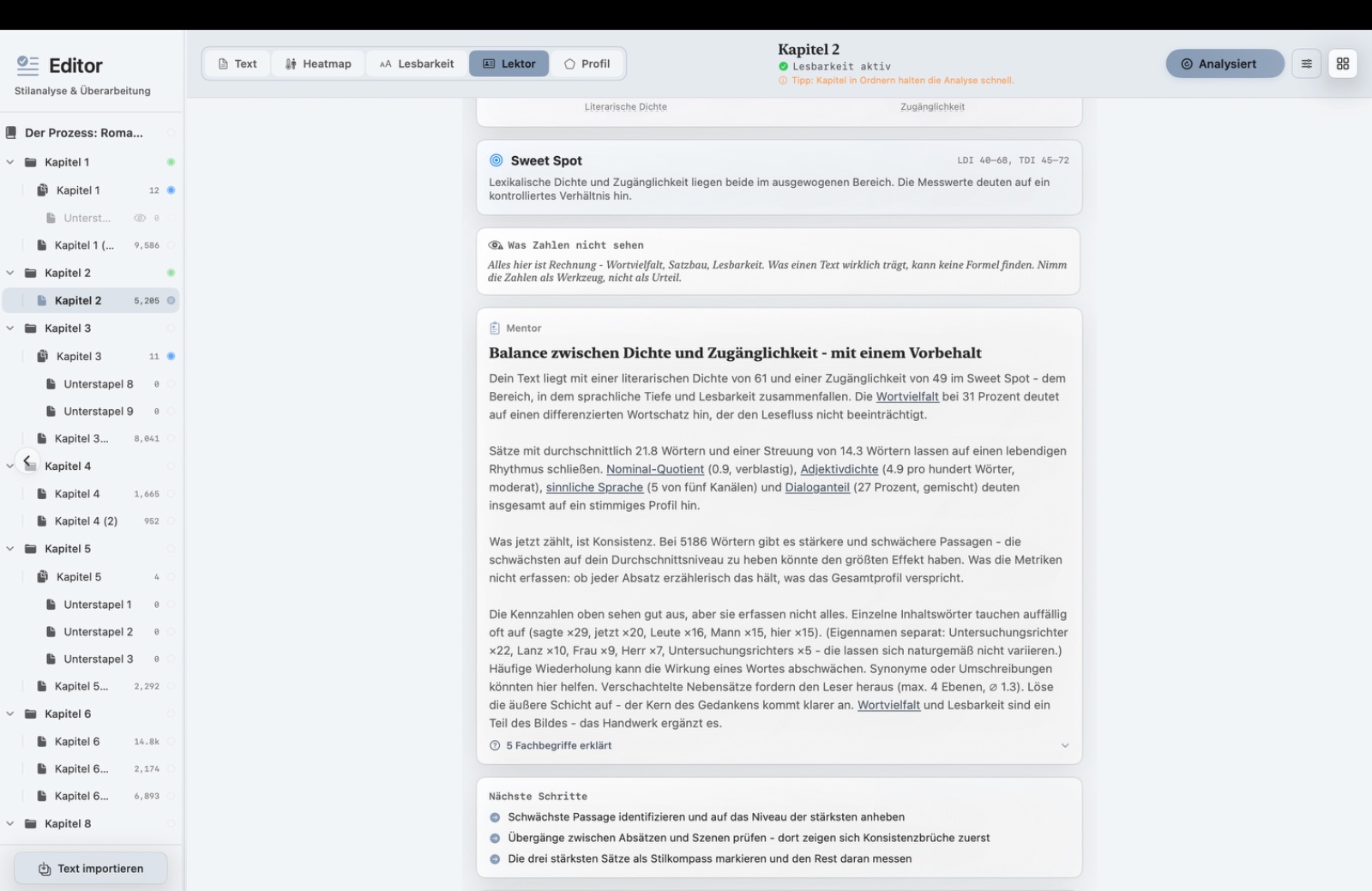 Editor · Lektor report