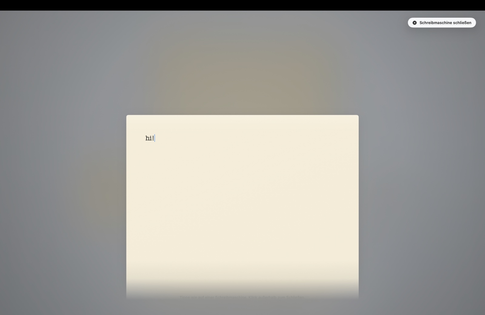 Focus mode with a single page of manuscript